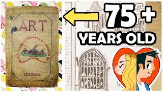 MY GRANDFATHER'S SKETCHBOOK: 75+ Year Old Sketchbook Tour!