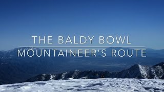 The Baldy Bowl - Mountaineer's Route / Devil's Backbone Trail