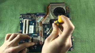 Как разобрать почистить и заменить термопасту в ноутбуке Acer Aspire 5732ZG