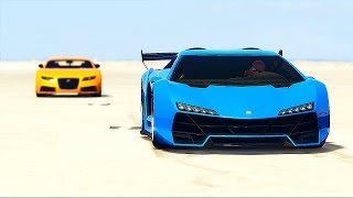 GTA 5 ONLINE - СУМАСШЕДШИЕ ЗИМНИЕ РАМПЫ (ГОНКИ В ГТА 5)