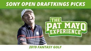 2019 Fantasy Golf Picks - Sony Open DraftKings Picks, Preview & Sleepers