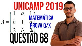Questão 68   UNICAMP 2019   Matemática Prova Q e X
