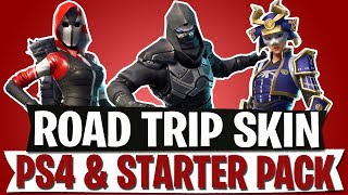 ROAD TRIP SKIN LEAK | PS4 & STARTER PACK - NEU | Fortnite Battle Royale