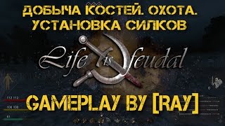 Life is Feudal. Добыча костей. Охота. Установка силков