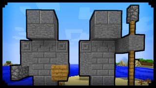 ✔ Minecraft: How to make a Statue (Improved Version)