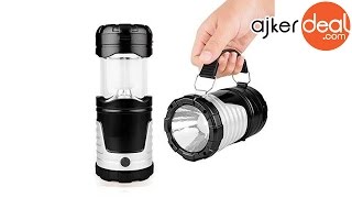 How to use Camping Lamp cum Flash light