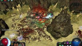 PoE Gorge-Run  *HC Block Poison Blade Vortex Tri-Curse MOM Lag-Proof Necromancer # supertank*