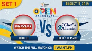 SET 1 | Motolite vs. Chef's Classics | August 17, 2019 (Watch the full game on iWant.ph)