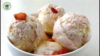 Мороженое из детства - клубника, сливки, сгущенка