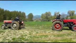 Massey Ferguson 135 vs Universal 445 çekişmesi (1)