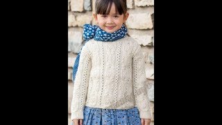 Вязание Джемпера Спицами для Девочки - 2019/ Knitting Sweaters for Girls/ Strickpullover für Mädchen