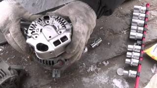 Замена генератора и щеток Camry SV40 3S FE