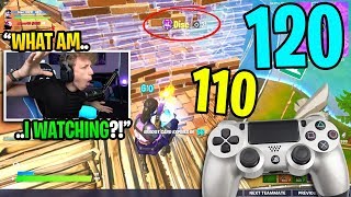 This CONTROLLER player got his HIGHEST KILL RECORD in my Fortnite game... (amazing)