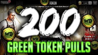 TWD RTS: 200x Green Token Pulls - The Walking Dead: Road to Survival