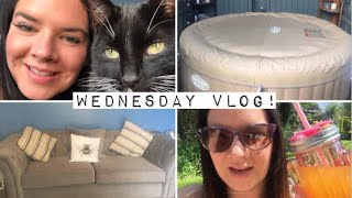 Wednesday Vlog! New Sofas | Pets | Hot Tub | Garden