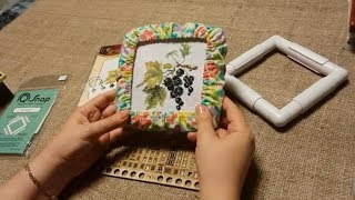Маленькая вышивка/ ку снапы/ органайзер для мулине