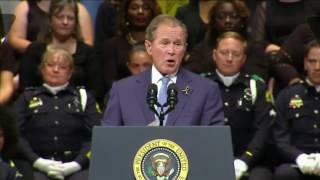 George W Bush Dallas Memorial Service 7/12/16 FULL SPEECH