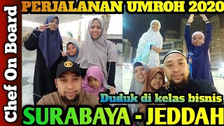 UMROH || Saudia || B747-400 ||Kelas Bisnis, Surabaya - Jeddah.