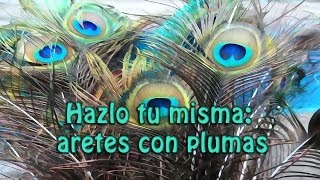 Hazlo tu mism@ DIY 15: Aretes de plumas + Pavoreal + Bonus Clip