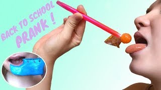 DIY FOURNITURES SCOLAIRES COMESTIBLES ! ASTUCE POUR CACHER DES BONBONS EN CLASSE !⎮Reva ytb