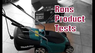Makita Rasenmäher 33 cm ELM3311 Vergleich zu Bosch Rotak Test Kraftpaket