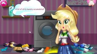 Мультик игра Девушки Эквестрии: Большая уборка Эпплджек (Applejack Great Cleaning)