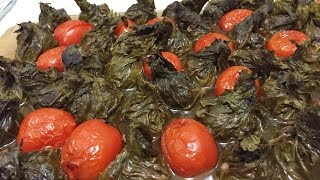 Stuffed Grape Leaves With Meat!
