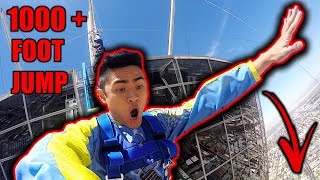 JUMPING OFF +1,000 FOOT BUILDING! (IN LAS VEGAS)