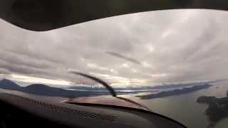 Departure out of Juneau, AK