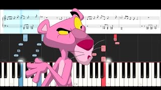 Pink Panther Theme (EASY Piano Tutorial)