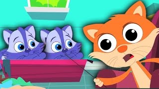 Три мало котята | мультфильм Детям | Популярная детского стишка