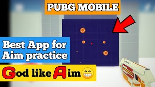 Improve aim (God) in pubg mobile | Best app for aim practice | Moving Target Pubg mobile |  Hindi