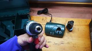 Unpacking / unboxing Cordless Drill / Screwdriver Metabo PowerMaxx BS Basic 600080500