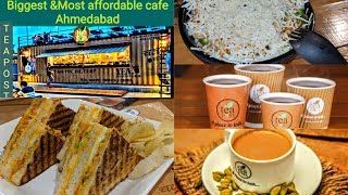 Biggest ? Most Affordable Cafe of Ahmedabad "Tea Post"