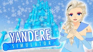 LE NOUVEAU MOD REINE DES NEIGES.. ELSA A SON CHATEAU ! - Yandere Simulator mod #49