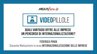 Quali vantaggi offre alle imprese un percorso di internazionalizzazione?