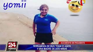 Pasamayo: terramoza del bus que cayó al abismo deja a dos niños en la orfandad
