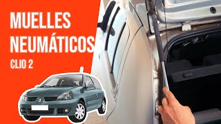 Cómo cambiar los muelles neumáticos de maletero CLIO 2 ?️