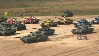 #МинобороныLive Открытие конкурса «Танковый биатлон» в рамках АрМИ-2020 на полигоне Алабино