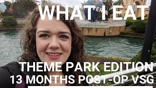 What I Eat in a Day! * TRAVEL / THEME PARK Edition * 13 Months Post-Op VSG