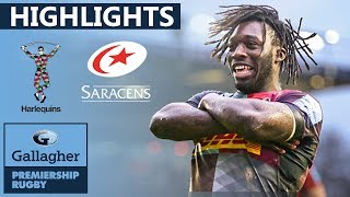 Harlequins v Saracens HIGHLIGHTS | Quins Run In 6 Tries Against Saracens | Gallagher Premiership
