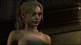 Blonde Claire Redfield with White Dress Mod Walkthrough [Part 1] - Resident Evil 2 Remake