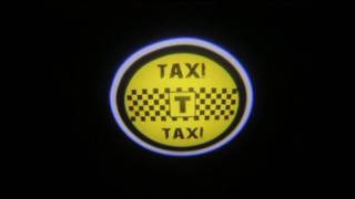 Подсветка двери с логотипом Taxi Такси 7 Watt