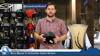 Bern Macon TJ Schneider Audio Helmet
