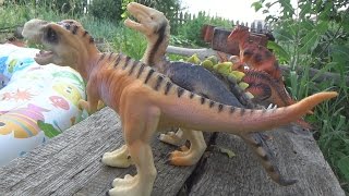 Динозавры игрушки набор 12 штук.Видео .Dinosaurs toys set of 12 pieces.Videos.