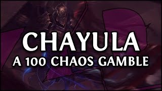 Path of Exile: My First Breachlord CHAYULA Run - Gambling 100 Chaos