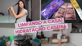VLOG: DIA DE FAXINA| HIDRATAÇÃO CASEIRA