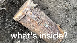 WW2 BOX FOUND/ww2 metal detecting/battlefield dug outs/wehrmacht relics