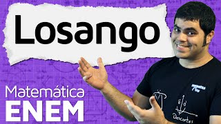 Área e Perímetro do Losango e suas Diagonais | Matemática do ENEM