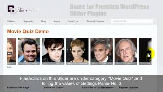 Introduction to Flashcard Slider WordPress Plugin by SliderVilla